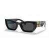 OKULARY PRZECIWSŁONECZNE MIU MIU MU09WS MU 09 1AB-5S0 BLACK/DARK GREY r. 53