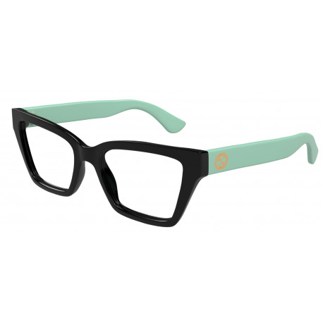 OKULARY KOREKCYJNE GUCCI GG1715O GG 1715O 004 BLACK/GREEN r. 53