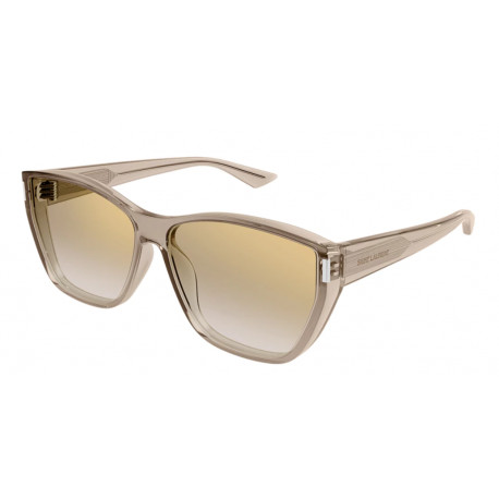 OKULARY PRZECIWSŁONECZNE SAINT LAURENT SL758 SL 758 003 YELLOW/BROWN r. 63