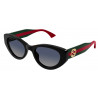 OKULARY PRZECIWSŁONECZNE GUCCI GG1862S GG 1862S 005 BLACK GREEN/GREY GRADIENT r. 52