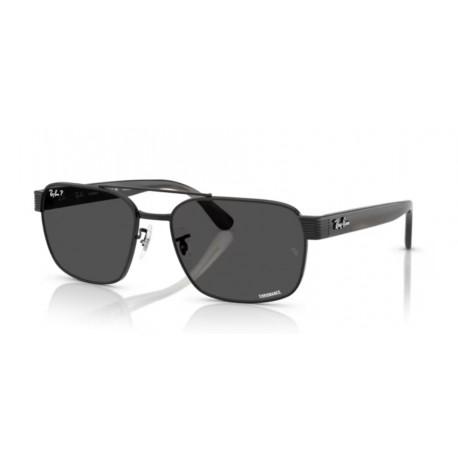 OKULARY PRZECIWSŁONECZNE RAY-BAN® RB3751CH 002/K8 BLACK/DARK GREY POLARIZED r. 61