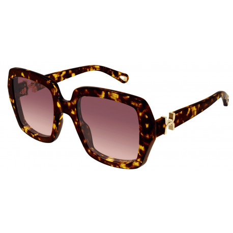 OKULARY PRZECIWSŁONECZNE CHLOÉ CHLOE CH0301S CH 0301S 002 HAVANA/RED r. 52