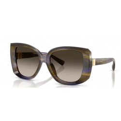 OKULARY PRZECIWSŁONECZNE DOLCE&GABBANA DG4495 3447/13 STRIPED OLIVE/BROWN GRADIENT r. 56
