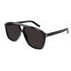 OKULARY PRZECIWSŁONECZNE SAINT LAURENT SL596 SL 596 BLACK/BLACK r. 58 DUNE