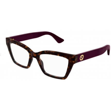 OKULARY KOREKCYJNE GUCCI GG1715 GG 1715 007 HAVANA/VIOLET r. 53