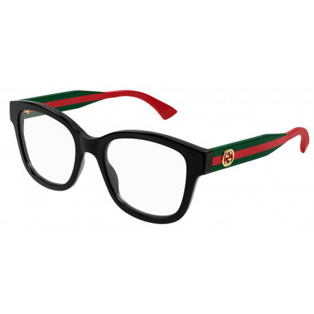 OKULARY KOREKCYJNE GUCCI GG1863 GG 1863 001 BLACK/GREEN/RED r. 51