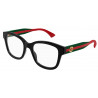 OKULARY KOREKCYJNE GUCCI GG1863 GG 1863 001 BLACK/GREEN/RED r. 51