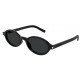 OKULARY PRZECIWSŁONECZNE SAINT LAURENT SL751 SL 751 001 BLACK/BLACK JEANNE r. 50
