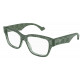 OKULARY KOREKCYJNE GUCCI GG1428 GG 1428 012 GREEN TRANSPARENT ARENT r. 55