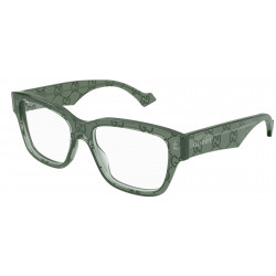 OKULARY KOREKCYJNE GUCCI GG1428 GG 1428 012 GREEN TRANSPARENT ARENT r. 55
