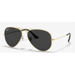OKULARY PRZECIWSŁONECZNE RAY-BAN® RB3025 GOLD PLATED/GREY POLARIZED r. 62