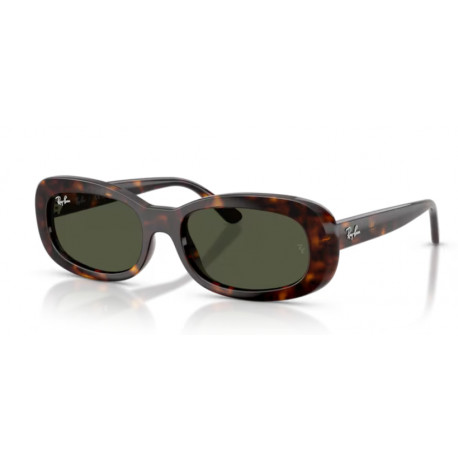 OKULARY PRZECIWSŁONECZNE RAY-BAN® RB2221 902/31 HAVANA/GREEN r. 53