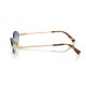 OKULARY PRZECIWSŁONECZNE MIU MIU MUA54S MU A54 ZVN80O PALE GOLD/CLEAR GRADIENT LIGHT BLUE r. 51