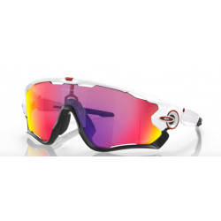 OKULARY OAKLEY® OO9290-05 JAWBREAKER POLISHED WHITE MATTE WHITE/PRIZM ROAD