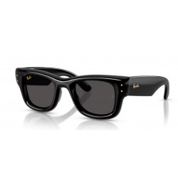 OKULARY PRZECIWSŁONECZNE RAY-BAN® RB4940 601/87 BLACK/ULTRA BLACK r. 50 WAYFARER PUFFER