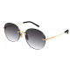 OKULARY PRZECIWSŁONECZNE GUCCI GG2101SA 001 GOLD/GREY GRADIENT r. 58