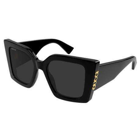 OKULARY PRZECIWSŁONECZNE GUCCI GG2039S 001 BLACK/GREY r. 51