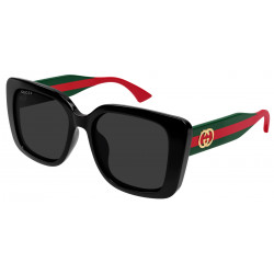 OKULARY PRZECIWSŁONECZNE GUCCI GG2118SA 001 BLACK GREEN/GREY r. 55
