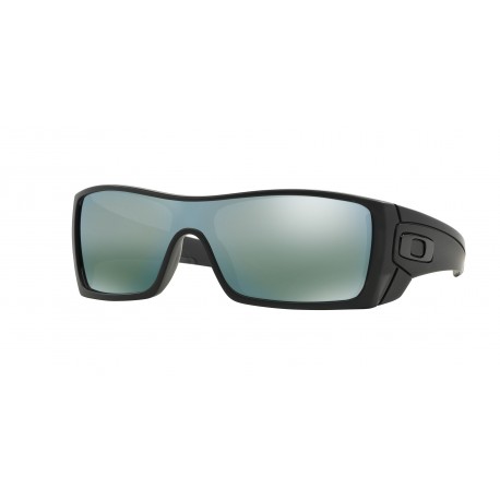 OKULARY OAKLEY® OO9101-37 BATWOLF MATTE BLK INK/EMERALD IRIDIUM