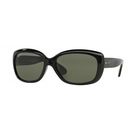 OKULARY PRZECIWSŁONECZNE RAY-BAN® RB4101 601/58 BLACK/CRYSTAL GREEN POLARIZED JACKIE OHH