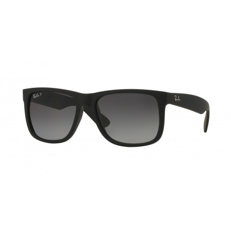 OKULARY PRZECIWSŁONECZNE RAY-BAN® RB4165 622/T3 BLA/GREY GRADIENT POLARIZED JUSTIN r.54CK RUBBER