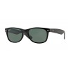 OKULARY RAY-BAN® RB2132 901/58 BLACK/CRYSTAL GRENN POLARIZED NEW AVIATOR r.58