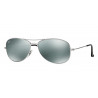SZKŁA DO OKULARÓW RAY-BAN® RB3362 003/40 CRYSTAL GREY MIRROR COCKPIT r.56