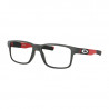 OKULARY OAKLEY® OY8007-0248 FIELD DAY SATIN GREY SMOKE/REDLINE YOUTH