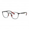 OKULARY KOREKCYJNE RAY-BAN® RB6355M F002 MATTE BLACK FERRARI COLLECTION r.47