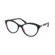 OKULARY KOREKCYJNE BVLGARI BV4187B 5485 BLACK/GREEN/TRANSPARENT VIOLET r. 54