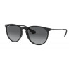 OKULARY PRZECIWSŁONECZNE RAY-BAN® RB4171 622/T3 RUBBER BLACK/ LIGHT GREY GRADIENT GREY POLARIZED ERIKA