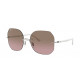 OKULARY PRZECIWSŁONECZNE RAY-BAN® RB8067 159/14 WHITE ON GREY/VIOLET GRADIENT BROWN r.57