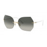 OKULARY PRZECIWSŁONECZNE RAY-BAN® RB8065 157/11 WHITE ON GOLD/GREY GRADIENT DARK GREY