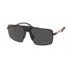 OKULARY PRZECIWSŁONECZNE PRADA SPORT PS52X 1BO-06L MATTE BLACK/DARK GREY r.59