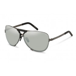 OKULARY PRZECIWSŁONECZNE PORSCHE DESIGN P8678A DARK GUNMETAL/LIGHT SILVER MIRRORED & GREEN