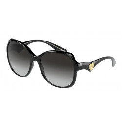 OKULARY PRZECIWSŁONECZNE DOLCE&GABBANA DG6154 501/8G BLACK/GREY GRADIENT r. 57