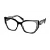 OKULARY KOREKCYJNE PRADA EYEWEAR 18W 1AB-1O1 BLACK r. 54