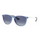 OKULARY PRZECIWSŁONECZNE RAY-BAN® RB4171 6515/4L TRANSPATENT BLUE/LIGHT GREY GRADIENT DARK ERIKA