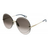 OKULARY PRZECIWSŁONECZNE CHLOE CH0063S 002 GOLD/BROWN GRADIENT r. 64