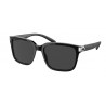 OKULARY PRZECIWSŁONECZNE BVLGARI BV7036 501/48 BLACK/BLACK POLARIZED r. 56