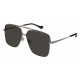 OKULARY PRZECIWSŁONECZNE GUCCI GG1099SA 001 RUTHENIUM/GREY r.61