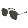 OKULARY PRZECIWSŁONECZNE GUCCI GG1099SA 001 RUTHENIUM/GREY r.61
