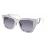 OKULARY PRZECIWSŁONECZNE PRADA EYEWEAR 21Y 072-08I WISTERIA/LIGHT VIOLET GRADIENT BLUE r,54