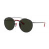 OKULARY PRZECIWSŁONECZNE RAY-BAN® RB3647M F028/31 BLACK/G-15 GREEN r.58 FERRARI