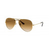 OKULARY PRZECIWSŁONECZNE RAY-BAN® RB3025 001/51 ARISTA/CLEAR GRADIENT BROWN AVIATOR r. 58