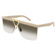 OKULARY PRZECIWSŁONECZNE SAINT LAURENT SL 537 002 IVORY/BROWN GRADIENT PALACE