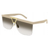 OKULARY PRZECIWSŁONECZNE SAINT LAURENT SL 537 002 IVORY/BROWN GRADIENT PALACE