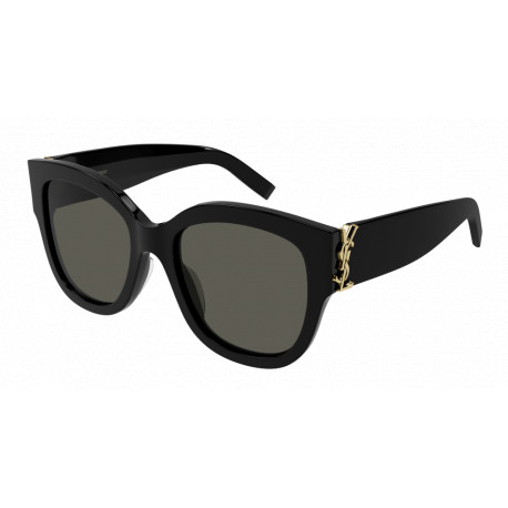 OKULARY PRZECIWSŁONECZNE SAINT LAURENT SL M95/F 001 BLACK/GREY r..56