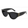 OKULARY PRZECIWSŁONECZNE SAINT LAURENT SL M94 001 BLACK/GREY r. 53