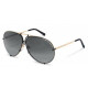 OKULARY PRZECIWSŁONECZNE PORSCHE DESIGN P8478U BLACK GOLD /GREY GRADIENT&SILVER MIRROR r.69